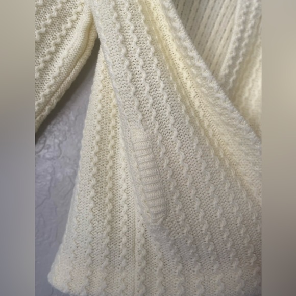 Vintage Country Craft Cardigan Sweater Women's Size Medium Beige 70’s 80’s GUC - Picture 14 of 15